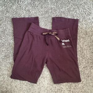 Kids Burgundy Sweatpants